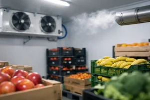 Cómo eliminar etileno en cámaras frías