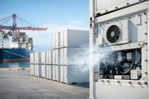 Calidad del aire en contenedores refrigerados