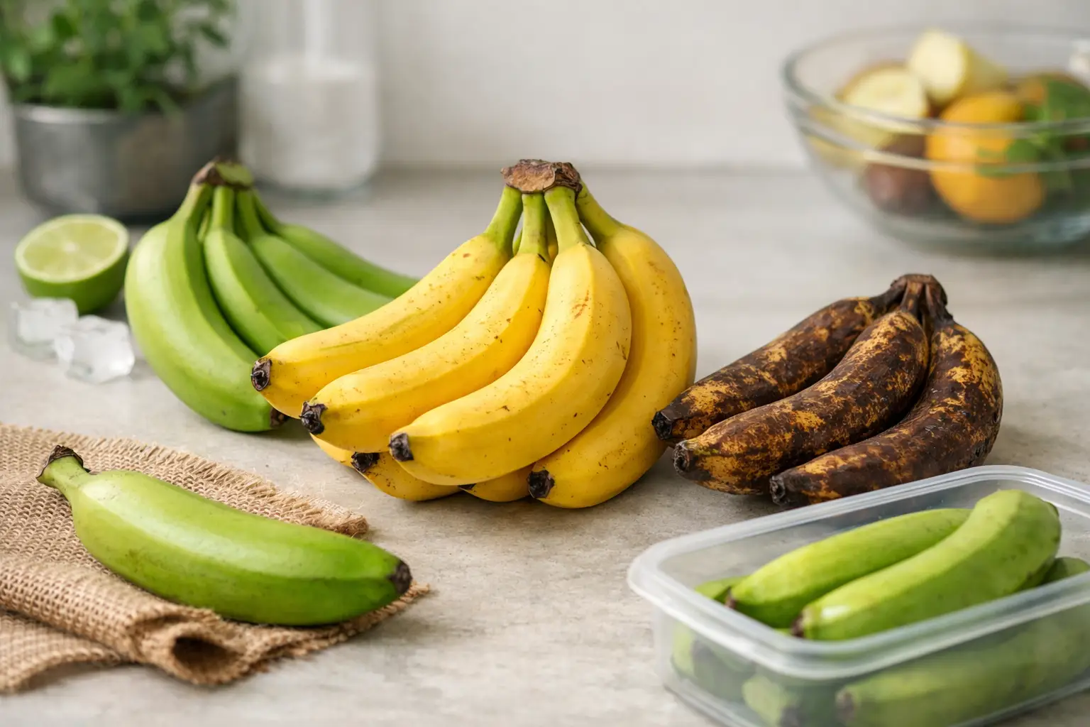 Cómo retrasar maduración del plátano
