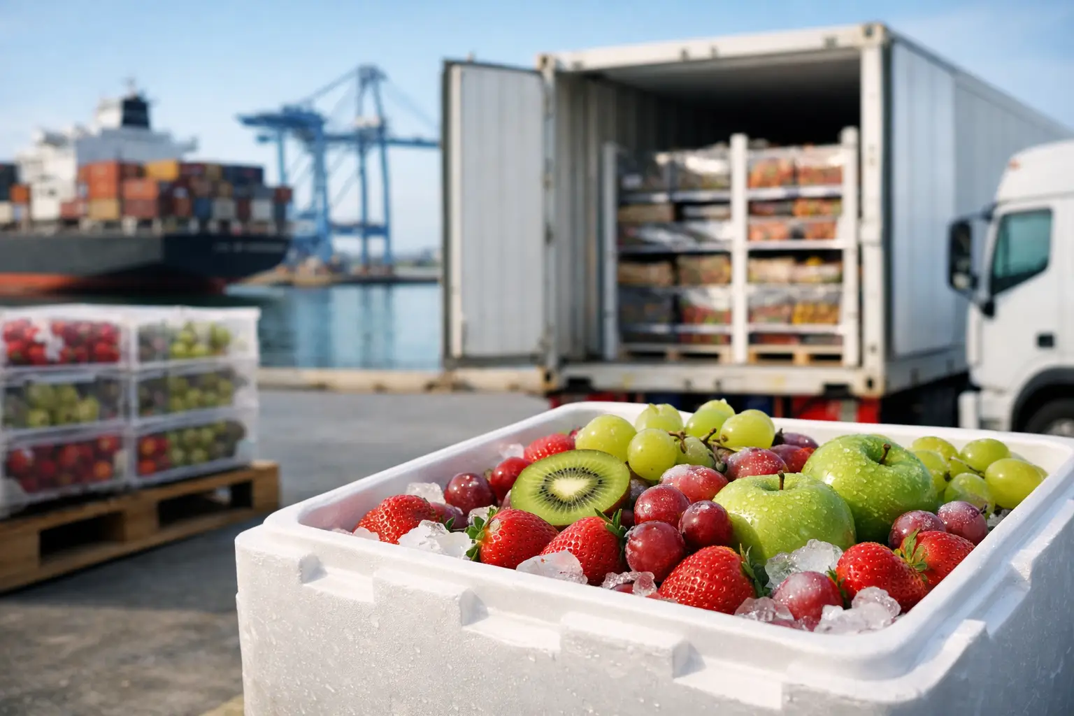 Guía para exportar frutas refrigeradas